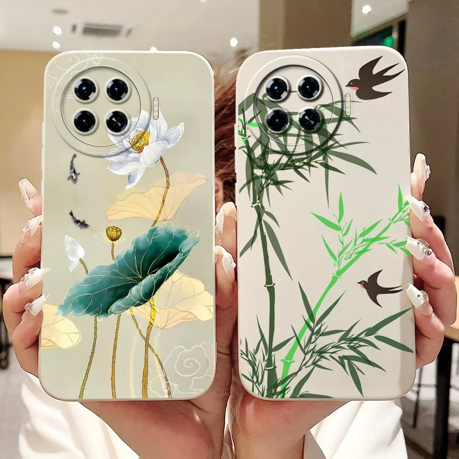 For Tecno Spark 20 Pro Plus KJ7 Case New Fashion Flower Cactus Shockproof Silicone Soft Back Cover For Teno Spark 20 Pro+ Bumper