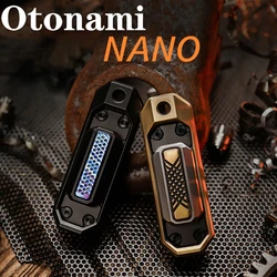 MUYI Otonami NANO Mini Push Card EDC Fingertip Decompression Toy Metal Necklace Pendant