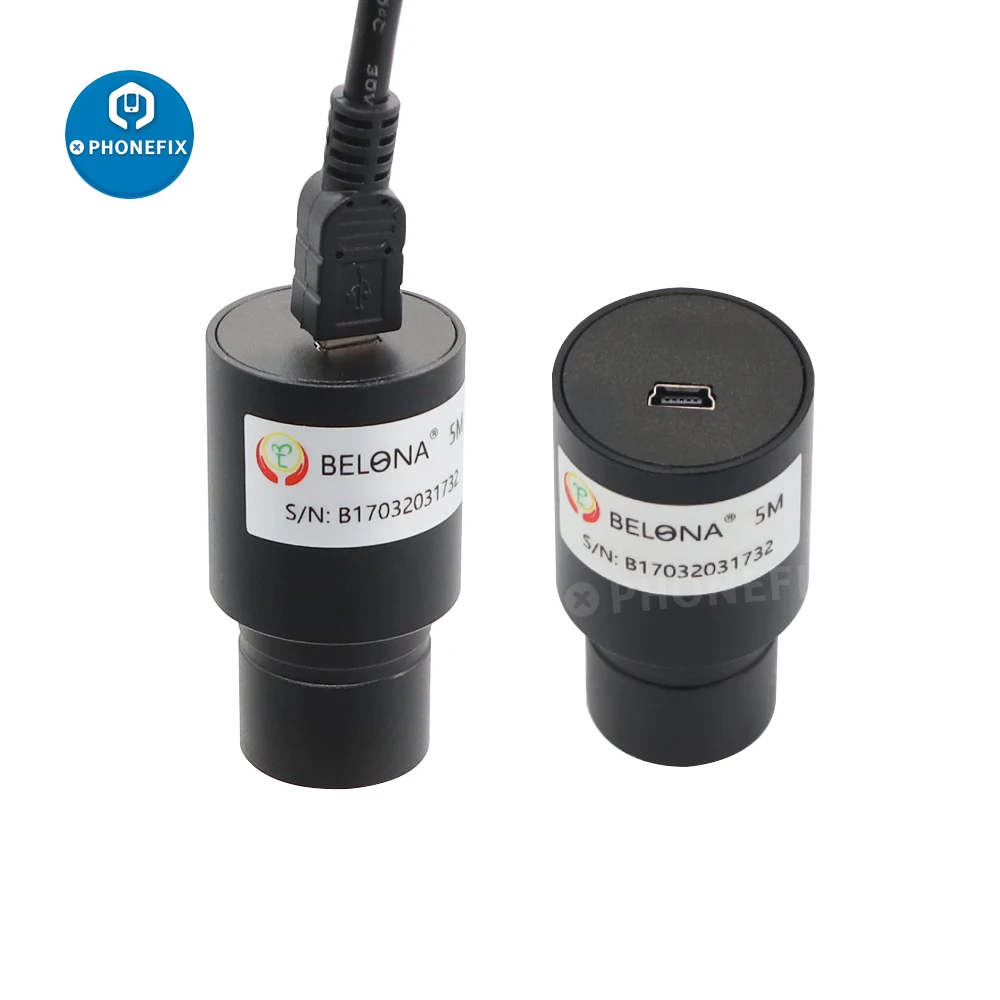 HD CMOS 2MP 5MP USB 2.0 العالمي الرقمية العدسة البيولوجية مجهر ستيريو كاميرا الإلكترونية العدسة تصاعد حجم 23.2 مللي متر