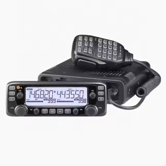 Long Range Walkie Talkie Icom IC-2730A VHF_UHF Dual Band Transceiver Mobile Car Radio Long Lasting Based Station