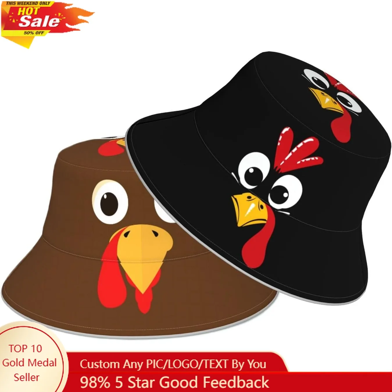 

Bucket Hats for Women and Men Fashion Sun Cap Packable Outdoor Fisherman Hat