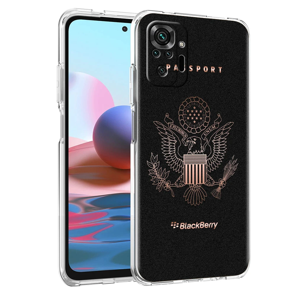 Capa de telefone de passaporte de Marrocos para Redmi Note 10 11 12 7 8 8T 9 K40 Gaming 9A 9C Pro Plus Bolsa de silicone transparente