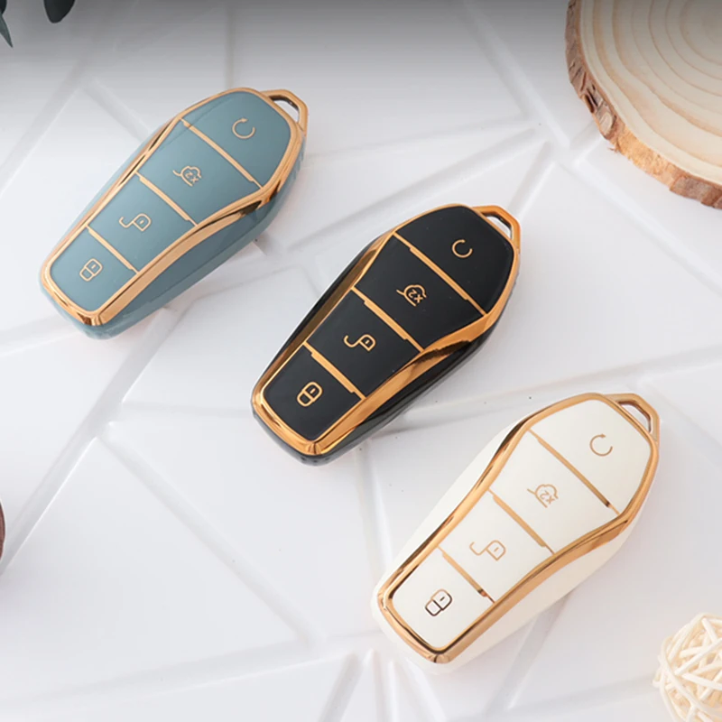 

Soft TPU Car Key Case Cover Protection Shell for BYD Song PRO Han EV Max Tang DM 2018 Qin PLUS Auto Interior Accessories