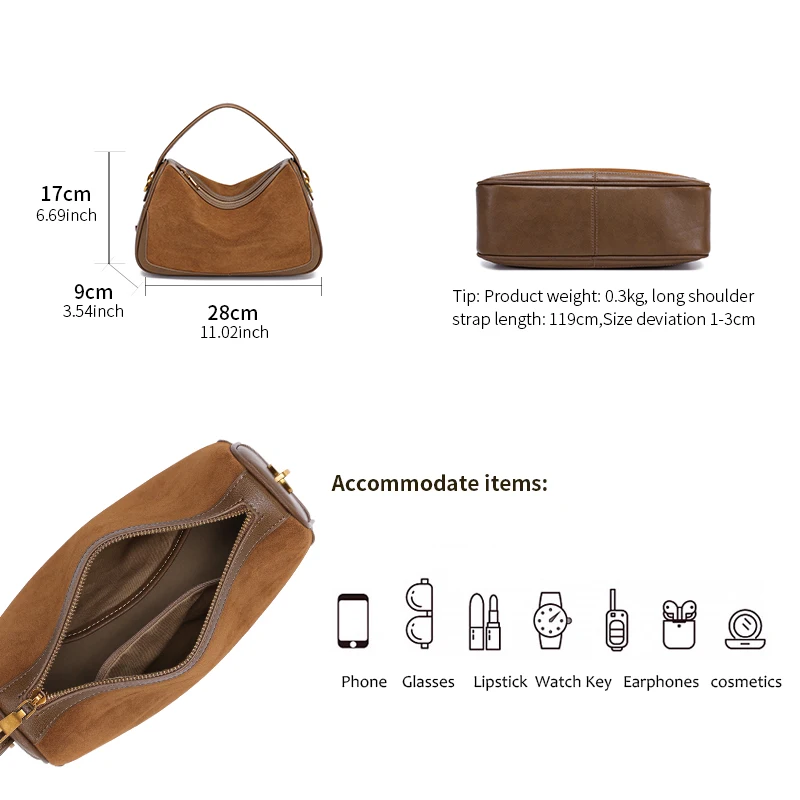 

Женская замшевая сумка через плечо из коровьей кожи, женские винтажные сумки через плечо из мягкой воловьей кожи в стиле ретро, женские модные роскошные дизайнерские сумки