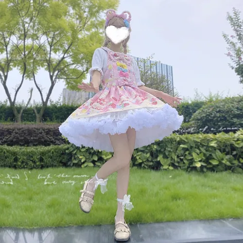 Imagen 2 del producto Nueva flor estilo Lolita enaguas tutú Puffy Cancan falda debajo de crinolina bullicio interior Cosplay para vestidos de novia falda de mujer