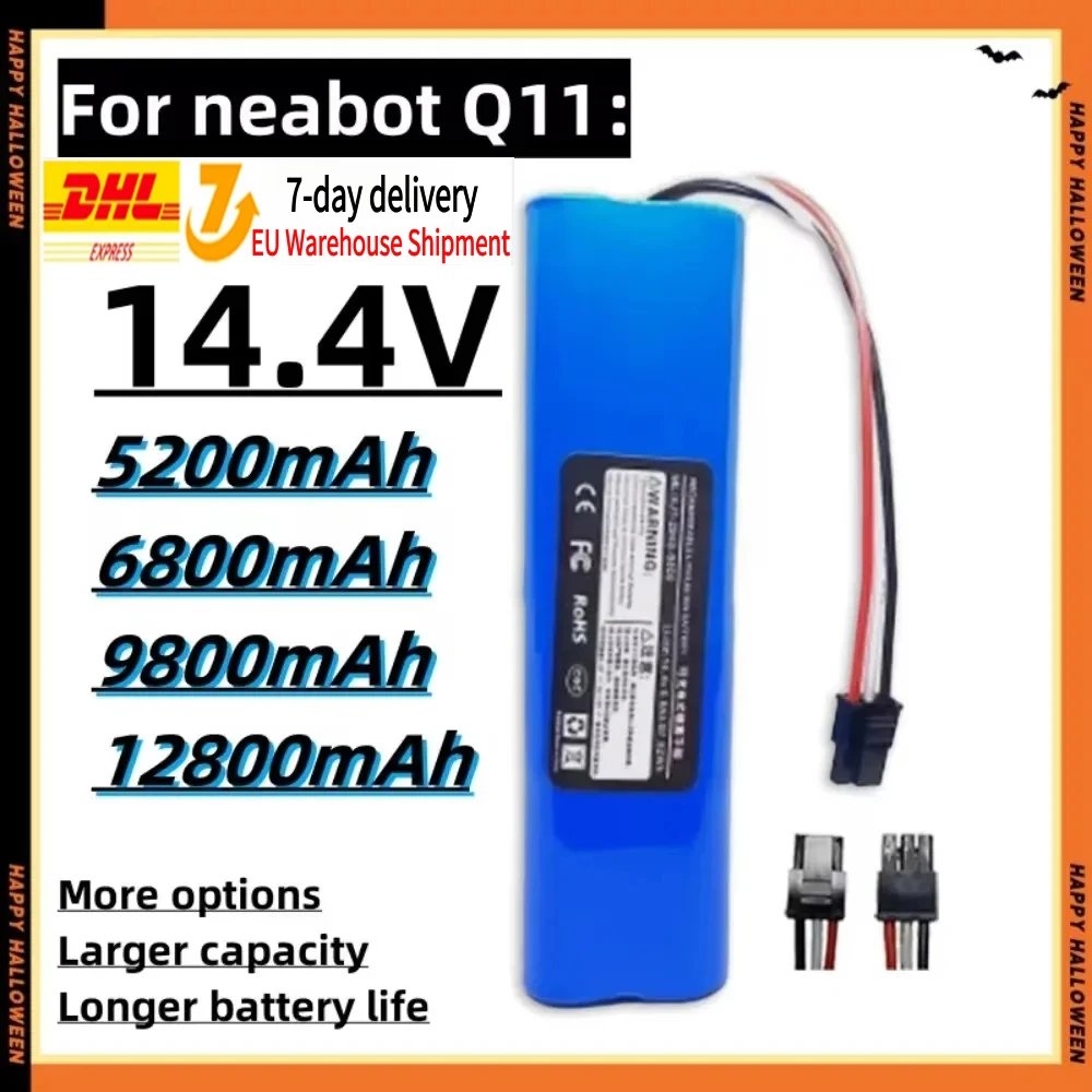 

Rechargeable Li-ion Battery for Xiaomi Lydsto R1 Viomi S9 Roidmi Eve Plus neabot Q11 ROEMO SYB2 Robot Vacuum Cleaner Battery