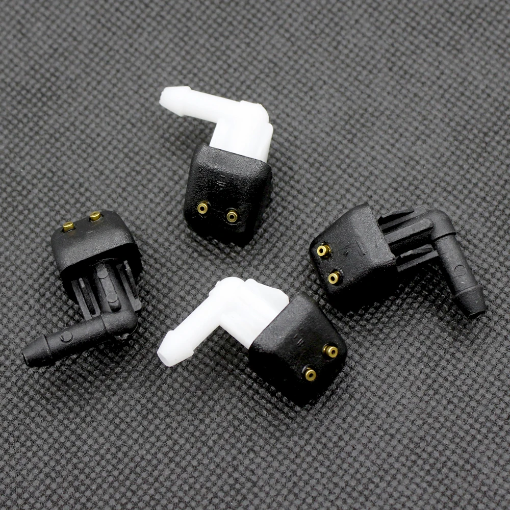 20Pcs(10Paris) Divide Left and Right Connector Car Windshield Wiper Washer Jet Nozzle For Peugeot Nozzle Accessories