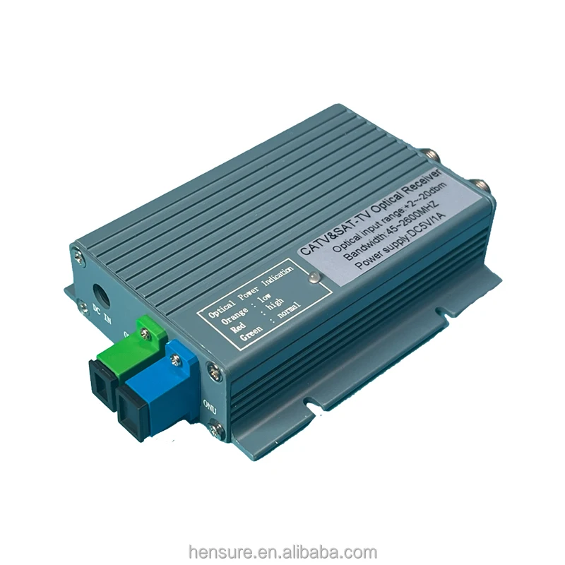 

Two-Way Optical Receiver 40~2600MHz WDM SC APC For Fiber GPON EPON Networks Used For XPON 1550nm Wavelength 1310nm Polished UPC