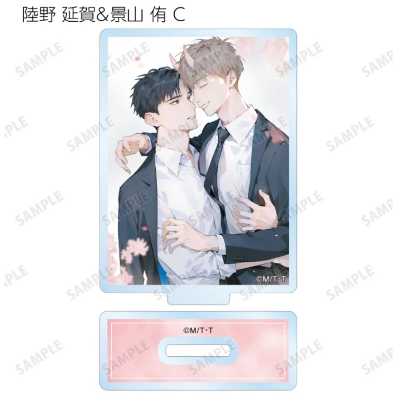 BL cartoonist MAE Chiharu Chicheng Nobuyoshi Rikuno Yuu Kageyama Scene drawing  Rectangle Acrylic Stand Model Plate Keychains