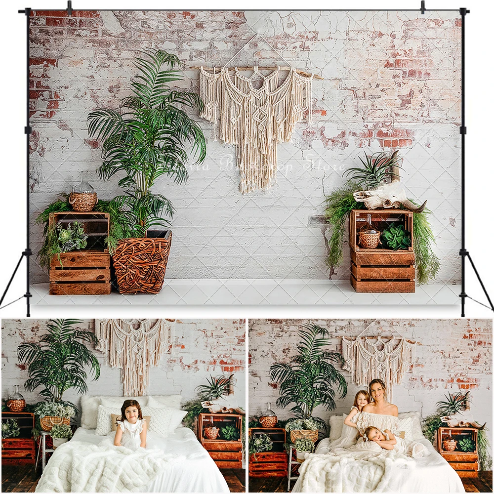 

Boho Wonder Wall Photo Background Adult Birthday Kids Portrait Photography Backdrop Wedding Bride Shower Photo Studio Props