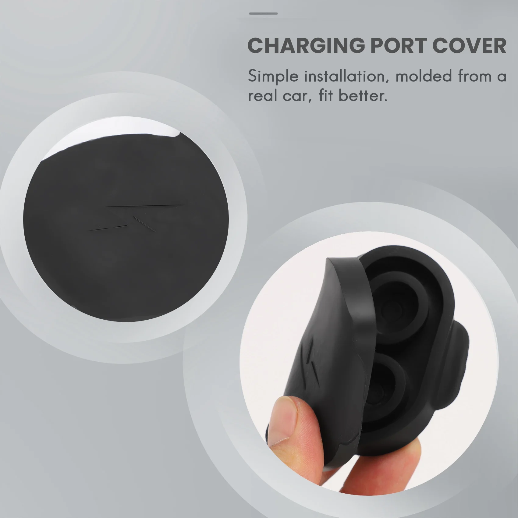 

Silicone Charging Port Waterproof Dustproof Protective Cover For Tesla Model 3 2017-2020 Model Y-Eur Version-A02G