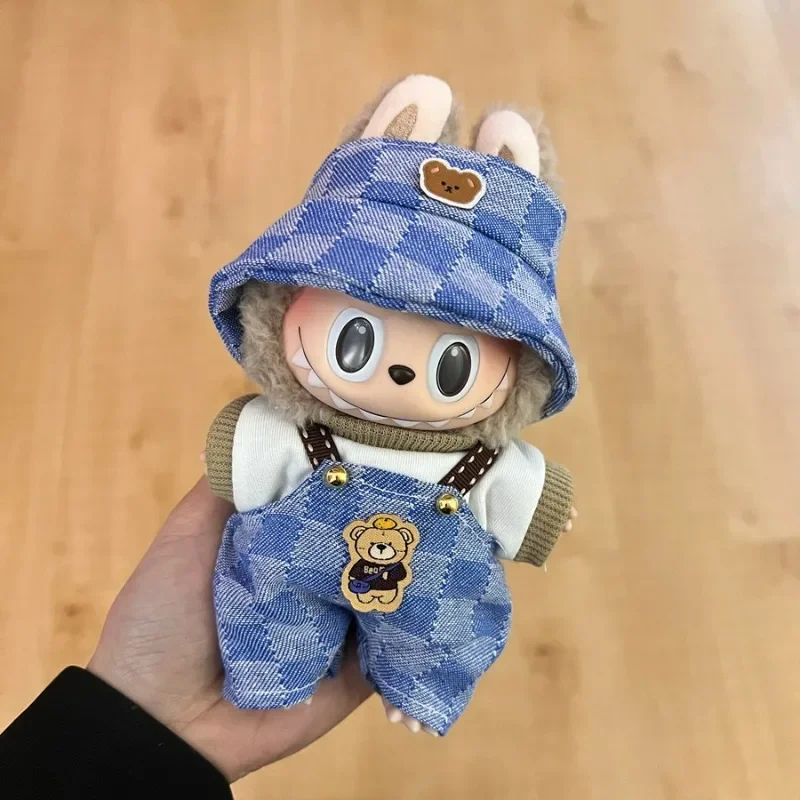 

Одежда 17 см для куклы Labubu Rabbit, одежда высокого качества, одежда серии Diamond, модный комплект одежды для куклы