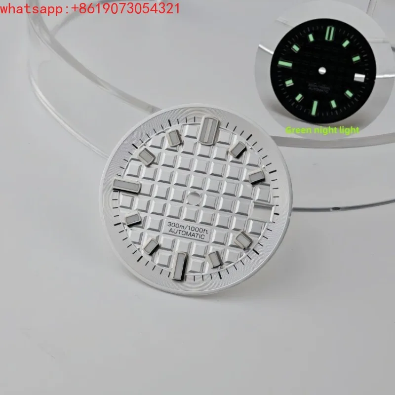 

Customized NH35 NH36 Custom Dial 30mm, Modified Green Luminous Mechanical Watch Face Accessory