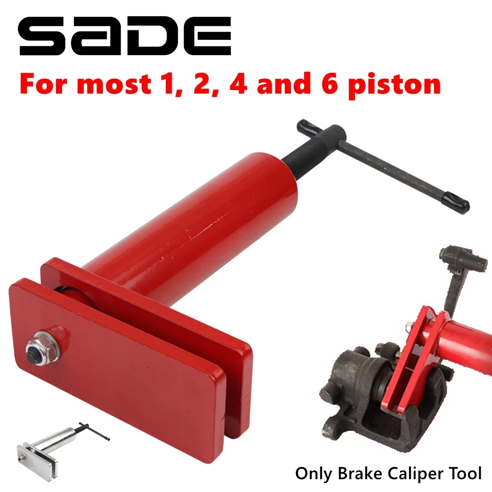 Brake Pad Spreader Caliper Press Tool Heavy Duty Piston Brake Caliper Compression Tool For most 1, 2, 4, and 6 Piston