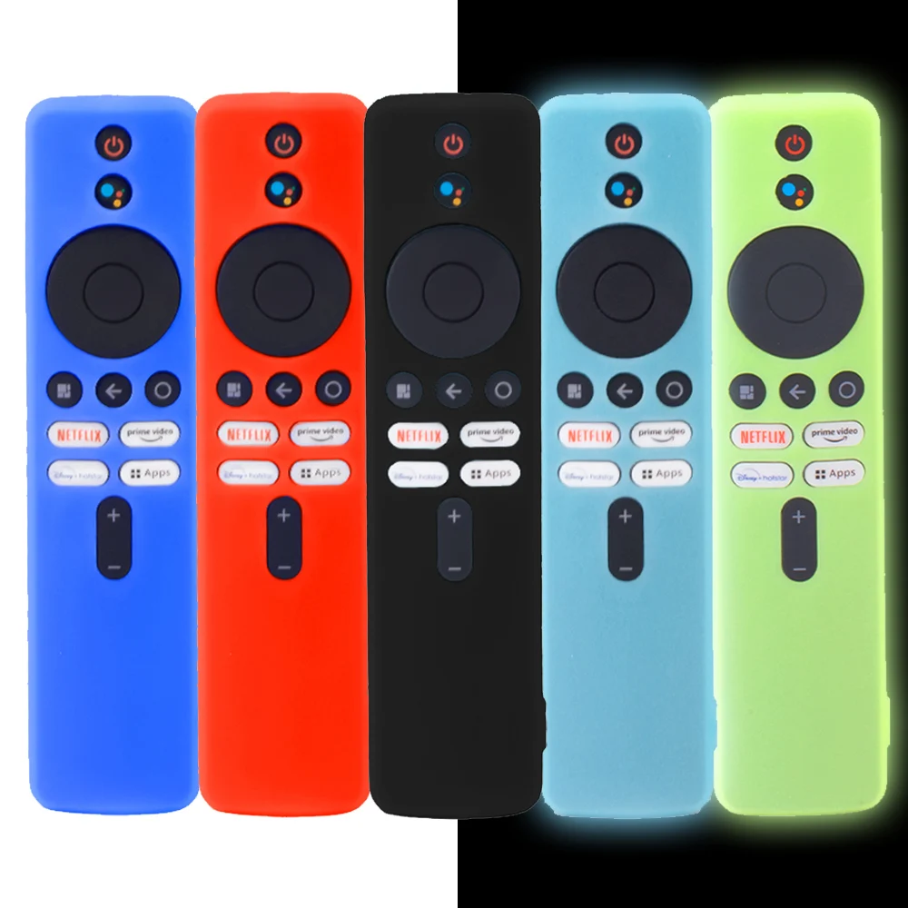 1 PC Luminous Silicone Remote Control Case for Xiaomi TV Box S (2nd Gen) Protective Control Cover Silicone