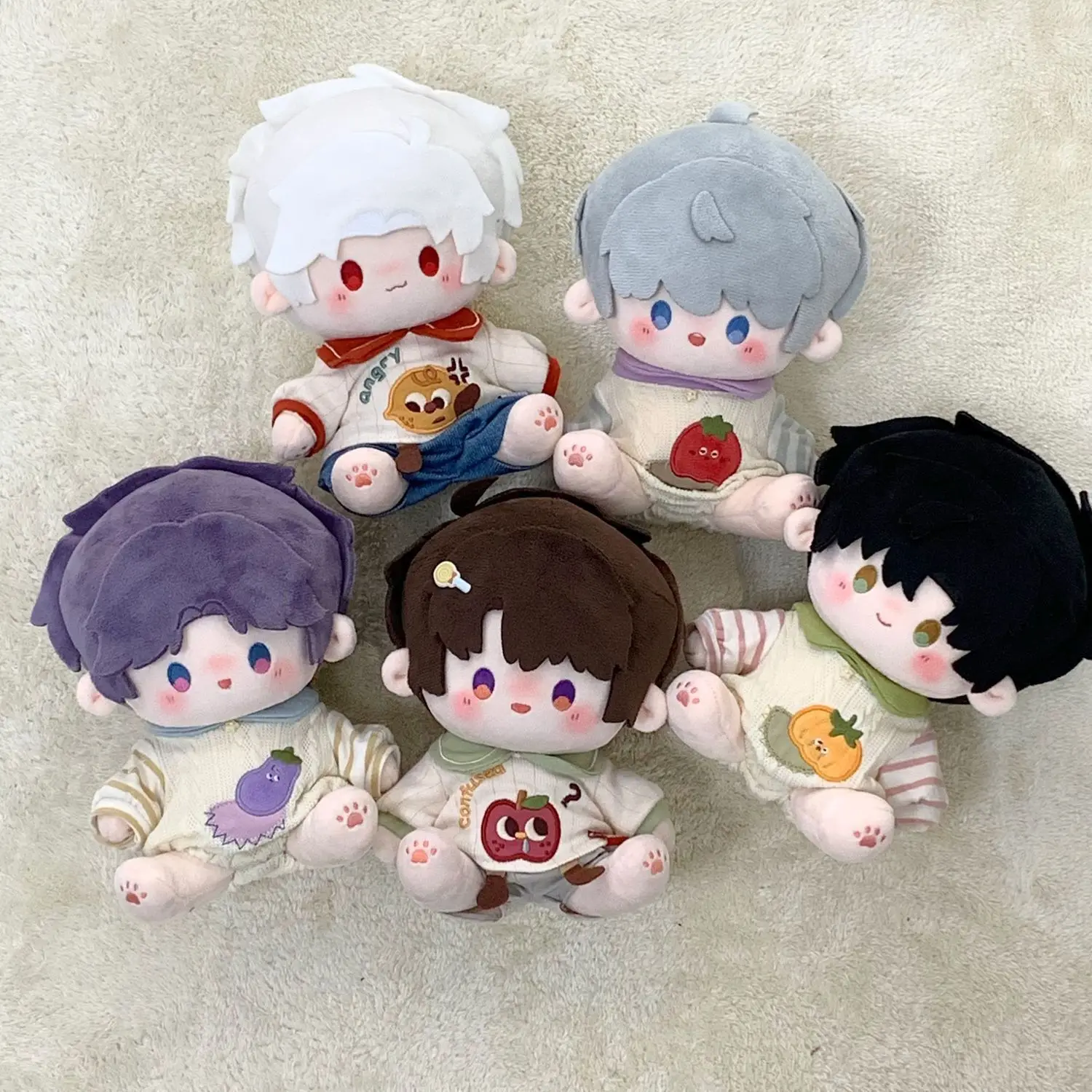 20CM ラブアンドディープスペース ぬいぐるみ ザビエル・ラファエル シルス・ゼイン・ケイレブ ぬいぐるみ スケルトンコスプレ ドレスアップ コットン クリスマスギフト