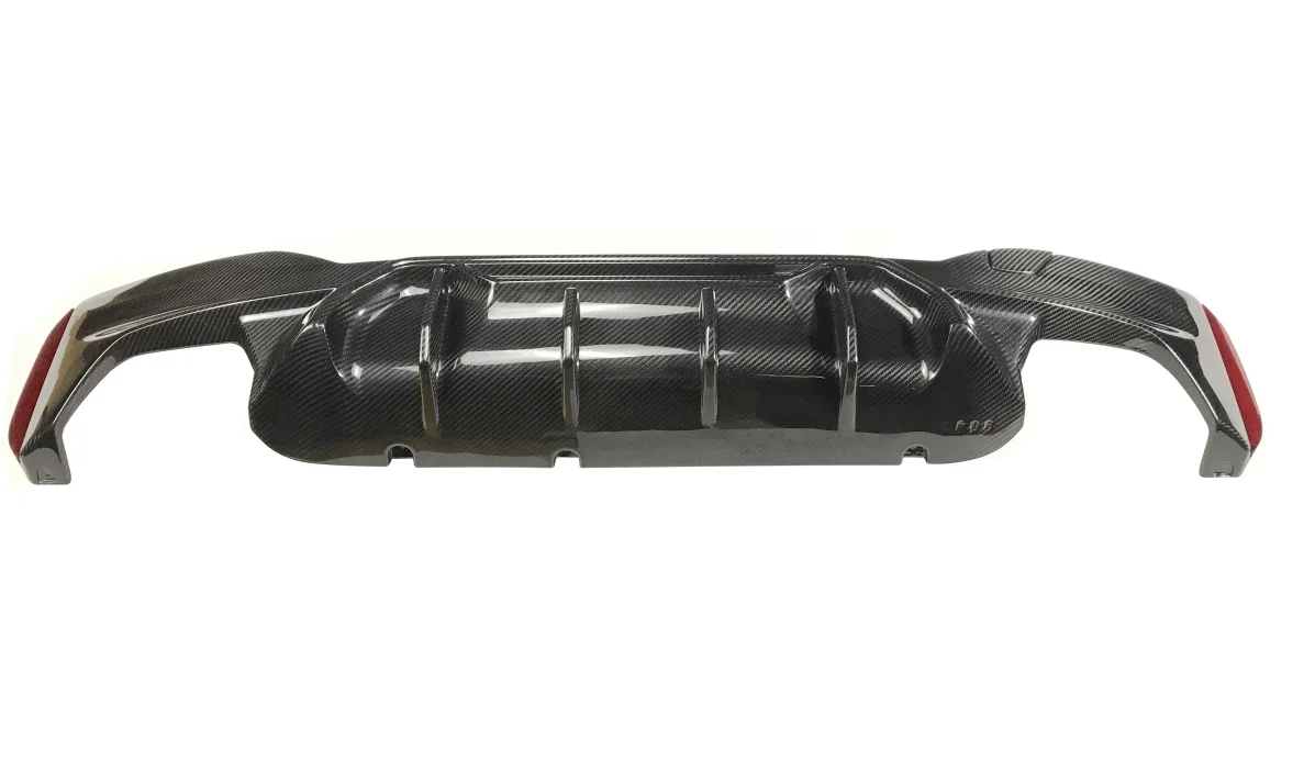 

Задний диффузор из сухого углеродного волокна G30 для BMW G30 G38 S-line 2017-2020, комплект заднего диффузора из углеродного волокна