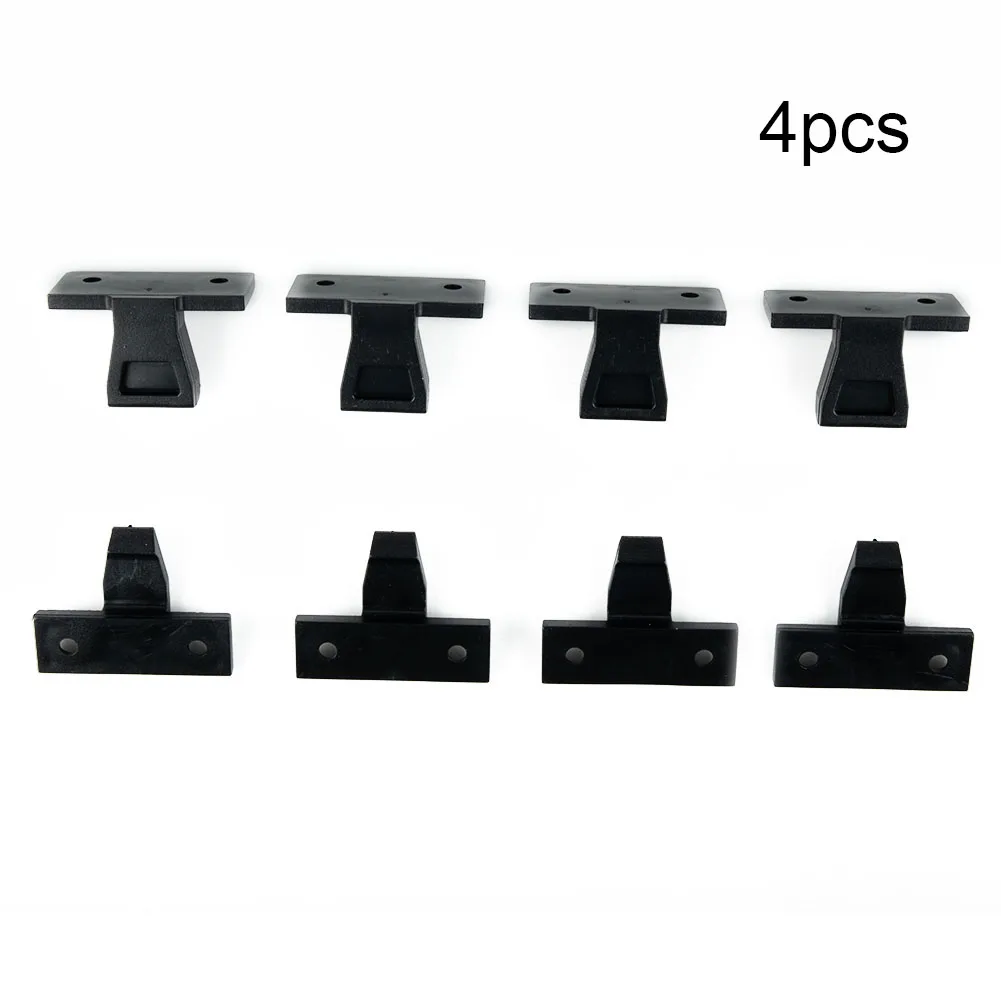 

**4 Pack ABS* Plastic Bracket** Push In Fittings* Press Fit Panel Clips Kitchen Cabinet Panels Plinth Fasteners