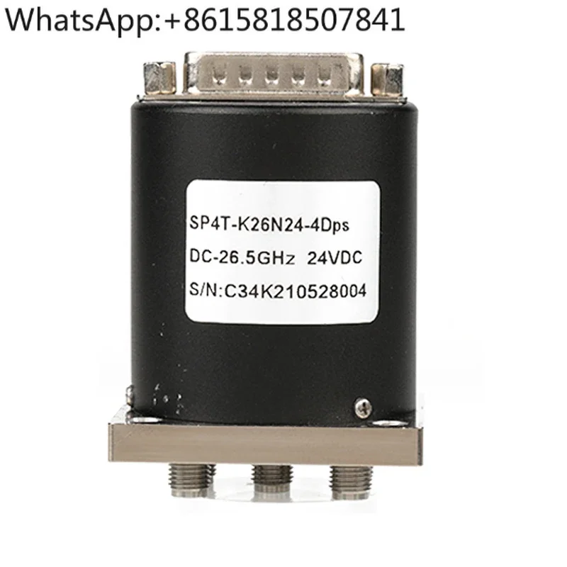 RF Matrix Mechanical Coaxial Switch SP4T 12V/24 SMA-26.5G Single Pole Four Throw Switch