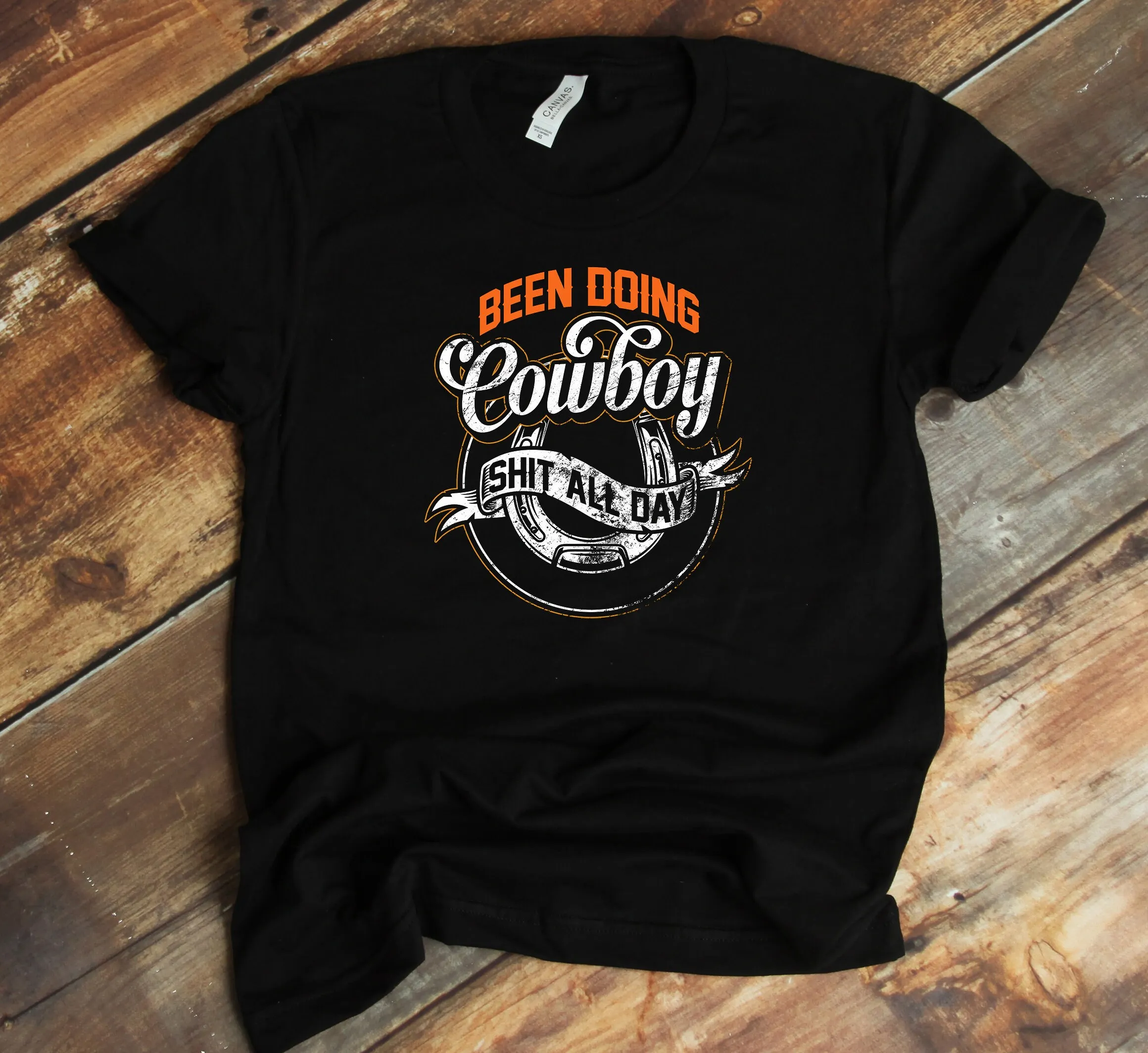 Cowboy T Shirt Horseback Riding Western Rodeo Funny Horse Lover