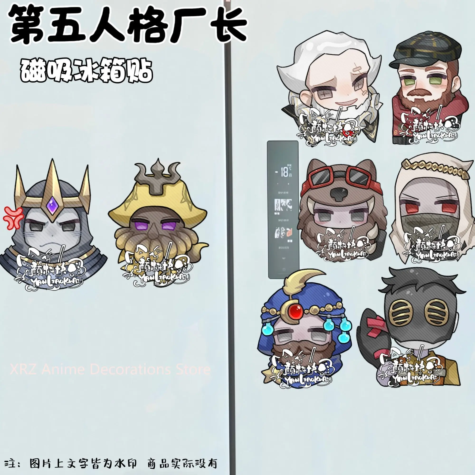 

Акриловый магнит на холодильник, аниме Identity V Leo Beck, магниты на холодильник, декоративные магнитные наклейки, аксессуары для доски объявлений