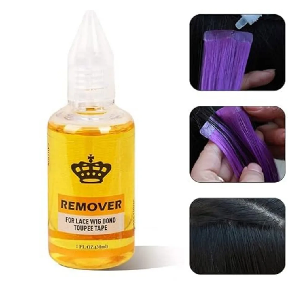 

Fast Acting Hair Extensions Glue Remover For Tapes In Extensions Adhesive Hairpieces And Lace Glue Wigs