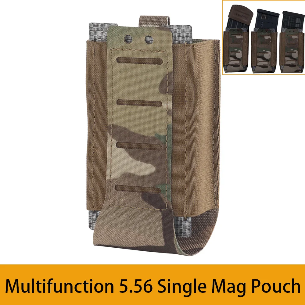 

Tactical Fast Magazine Pouch 5.56 SLEDS Mag Single Bag V2 MOLLE Hunting Gear AR/M4 Rifle Airsoft Belt Accessories UG Style