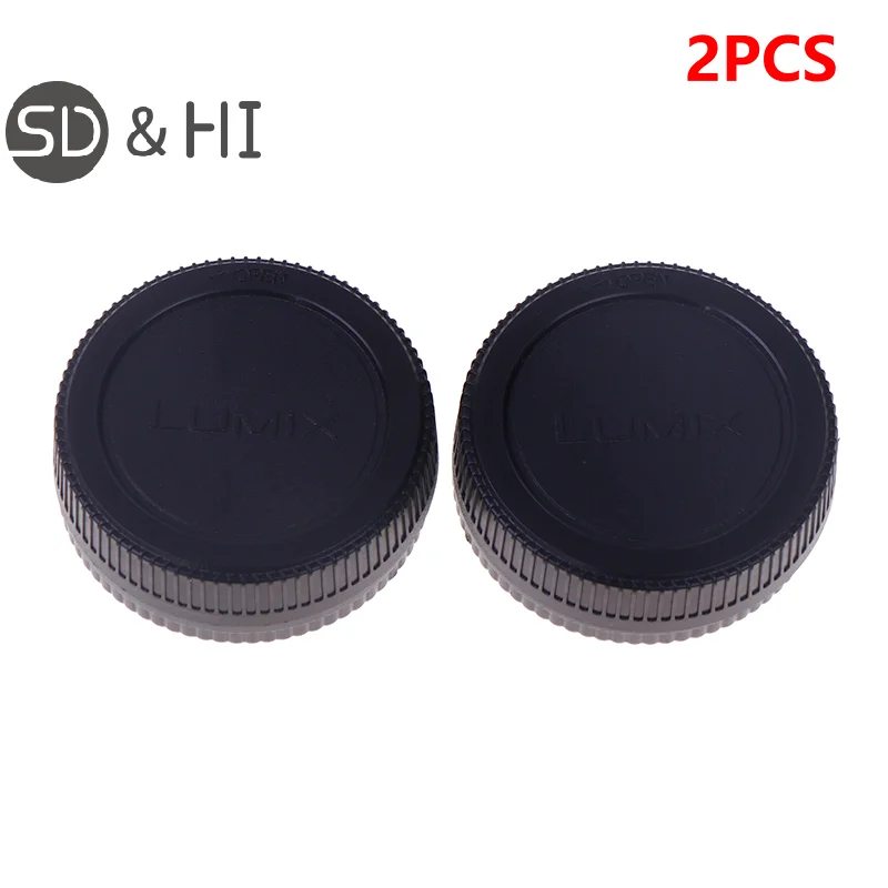 2PCS Len Caps Lenses Accessories For Lumix DMC-GF3 GF2 GF1 G10 G3 G2 G1 GH2 Rear Lens + Body Cap Cover