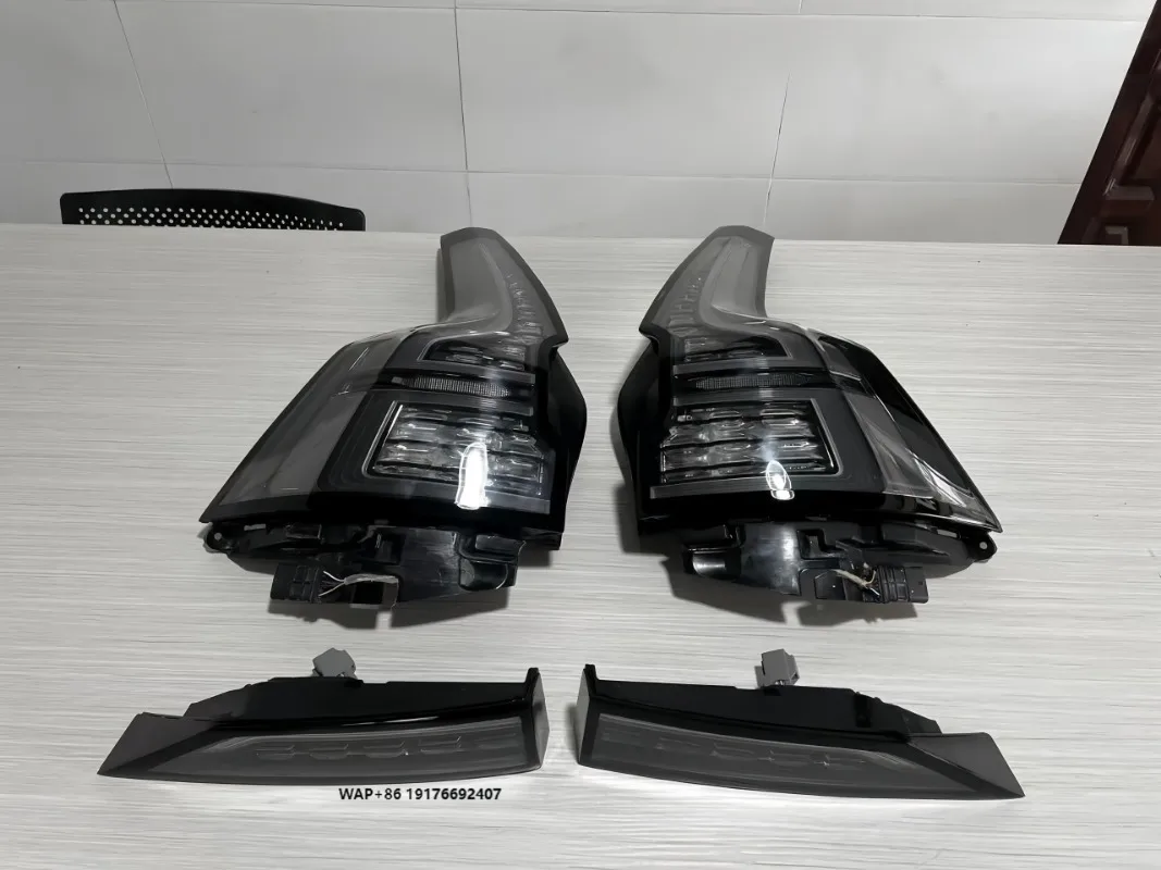 Modified Auto Parts Venom Series LED Black Tail Light Clear Rear Lamp Assembly for V60