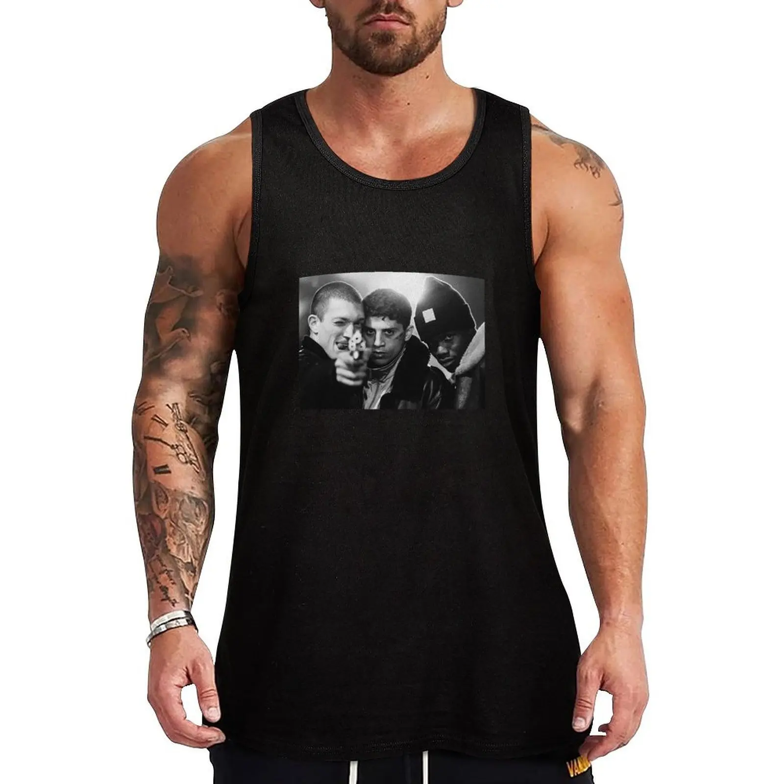 LA HAINE POSTER Tank Top Anti Shrink Tank Top Durable Casual Sleeveless Shirt