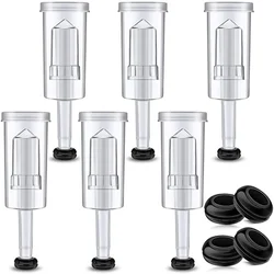Plastic Airlock Homebrew Airlock Set with Silicone Grommets for Preserving Brewing Making Wine Fermenting Sauerkraut Kimchi