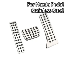 Car Pedals Gas Brake Rest Pedal Cover for Mazda CX-3 CX-4 CX-5 CX-8 CX-9 CX3 2014-2021 CX5 2012-2021 CX8 2017-2021 CX9 2016-2020