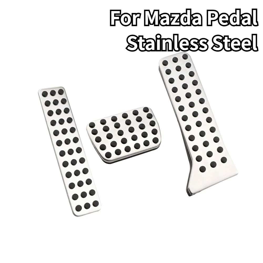 Car Pedals Gas Brake Rest Pedal Cover for Mazda CX-3 CX-4 CX-5 CX-8 CX-9 CX3 2014-2021 CX5 2012-2021 CX8 2017-2021 CX9 2016-2020
