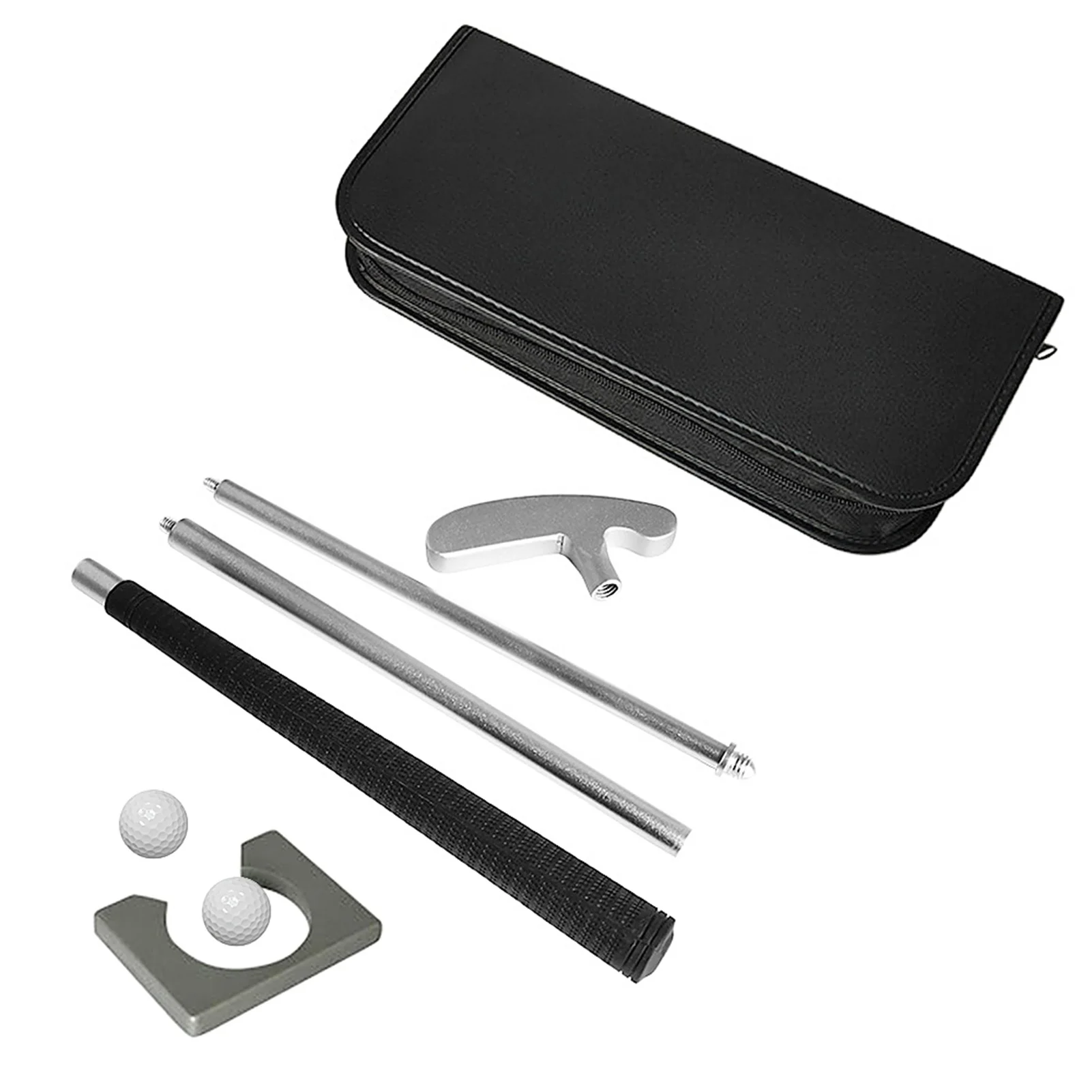 putting-set-with-putter-2-balls-putting-cup-for-travel-indoor--putting-practice-portable-putter-kit-fits-for-right-handed