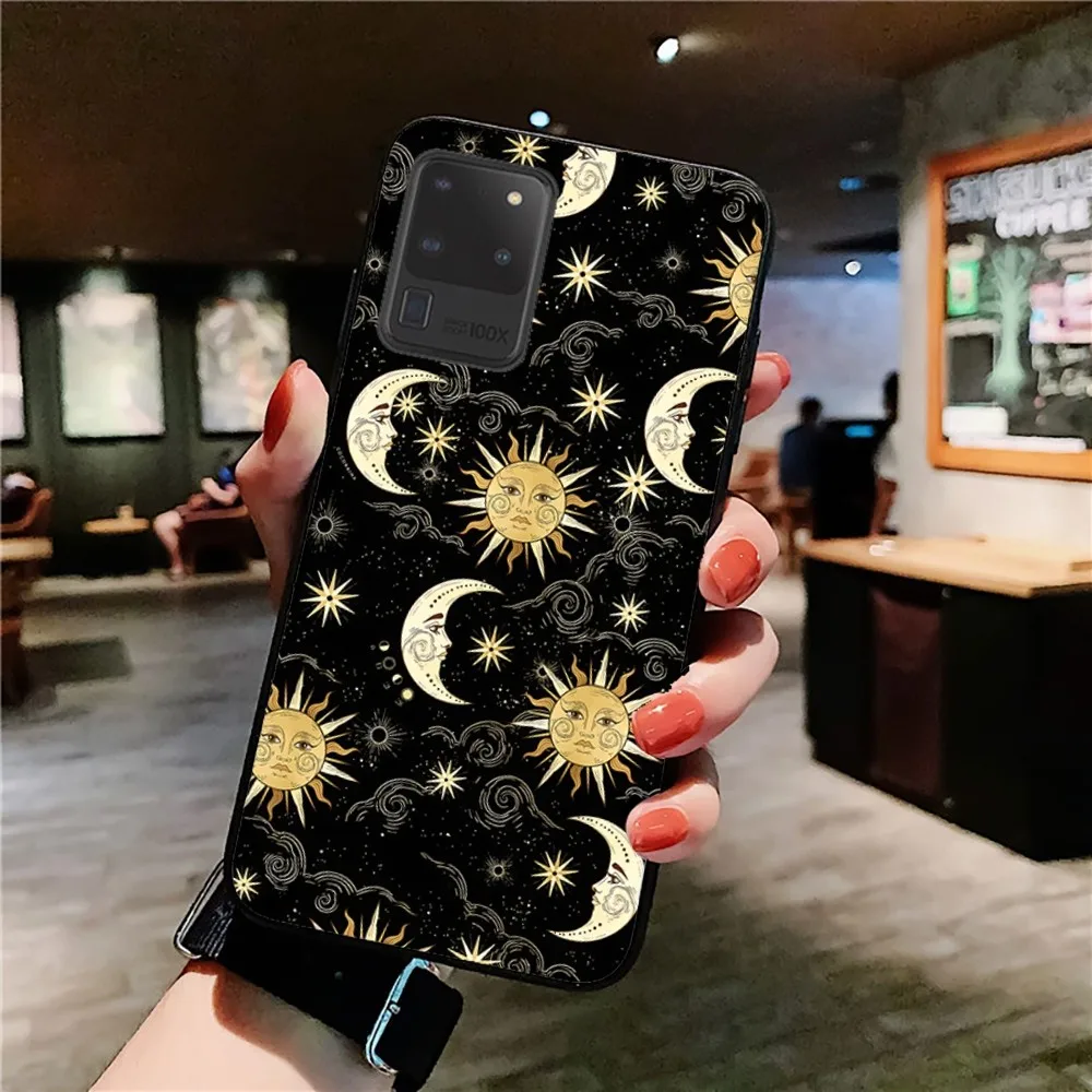 Witches Moon Tarot Mystery Totem iphone funda para Samsung S 9 10 20 21 22 23 30 23plus lite Ultra FE S10lite