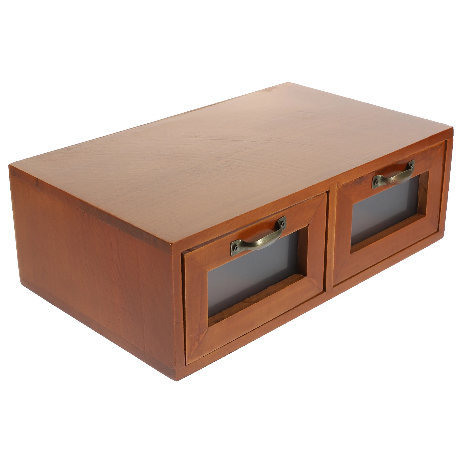 

Solid Wood Drawer Storage Box Desk Organizer Structure Easy Assembly Practical Desktop MultiFunction Storage Case