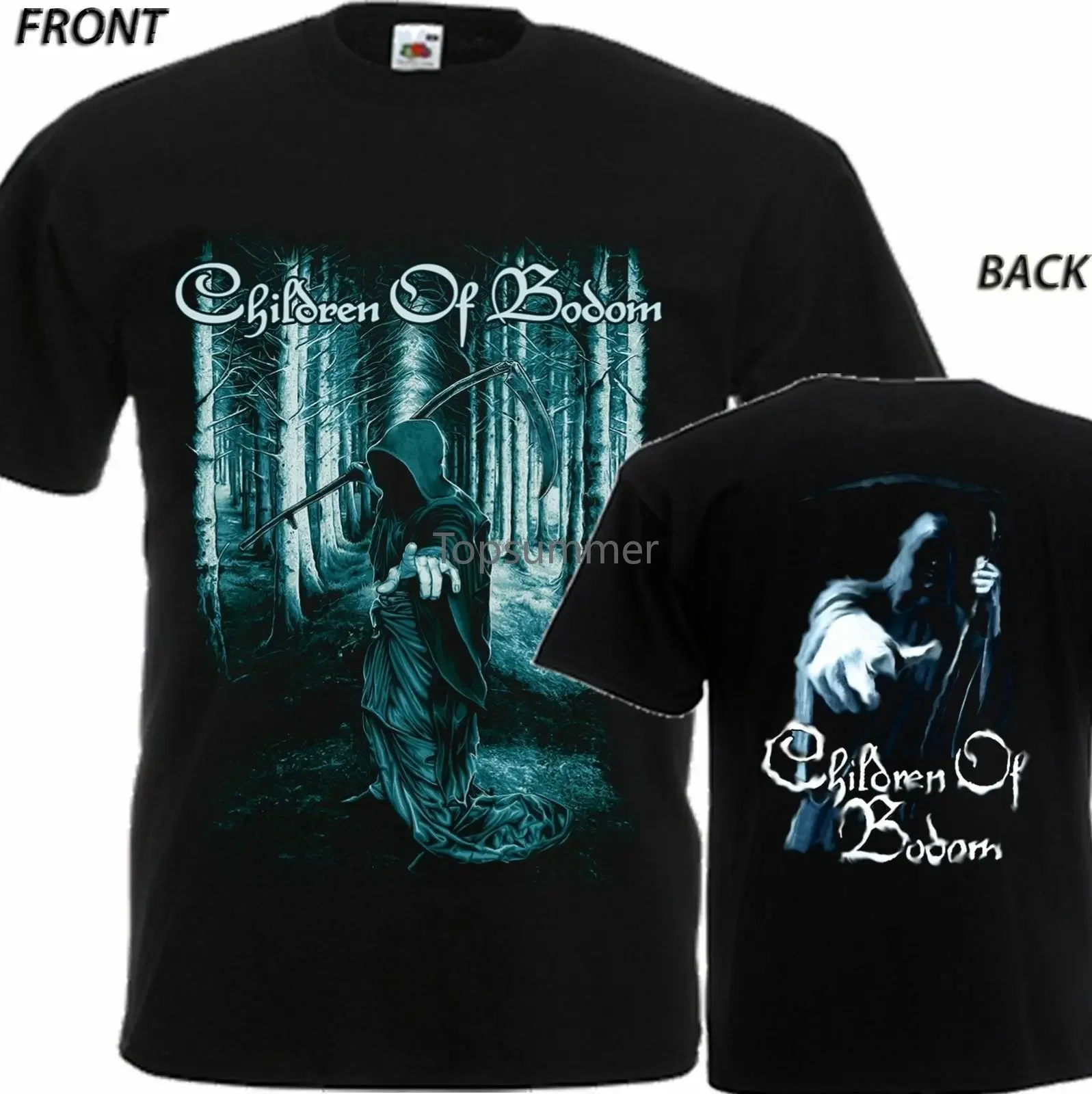 Nova camiseta melódica heavy metal por crianças do Bodom Dtg impressa Tee-S-3Xl