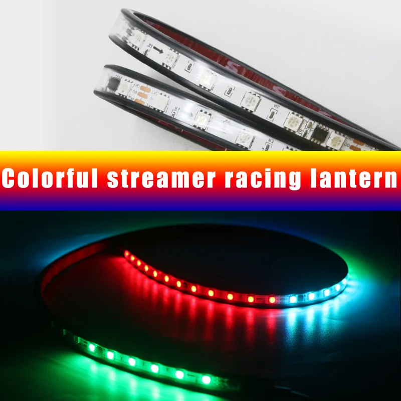 For Mercedes Benz Actros tractor Decorative lights Truck grille LED flow light strip Roof fog lights Car ambient lighting