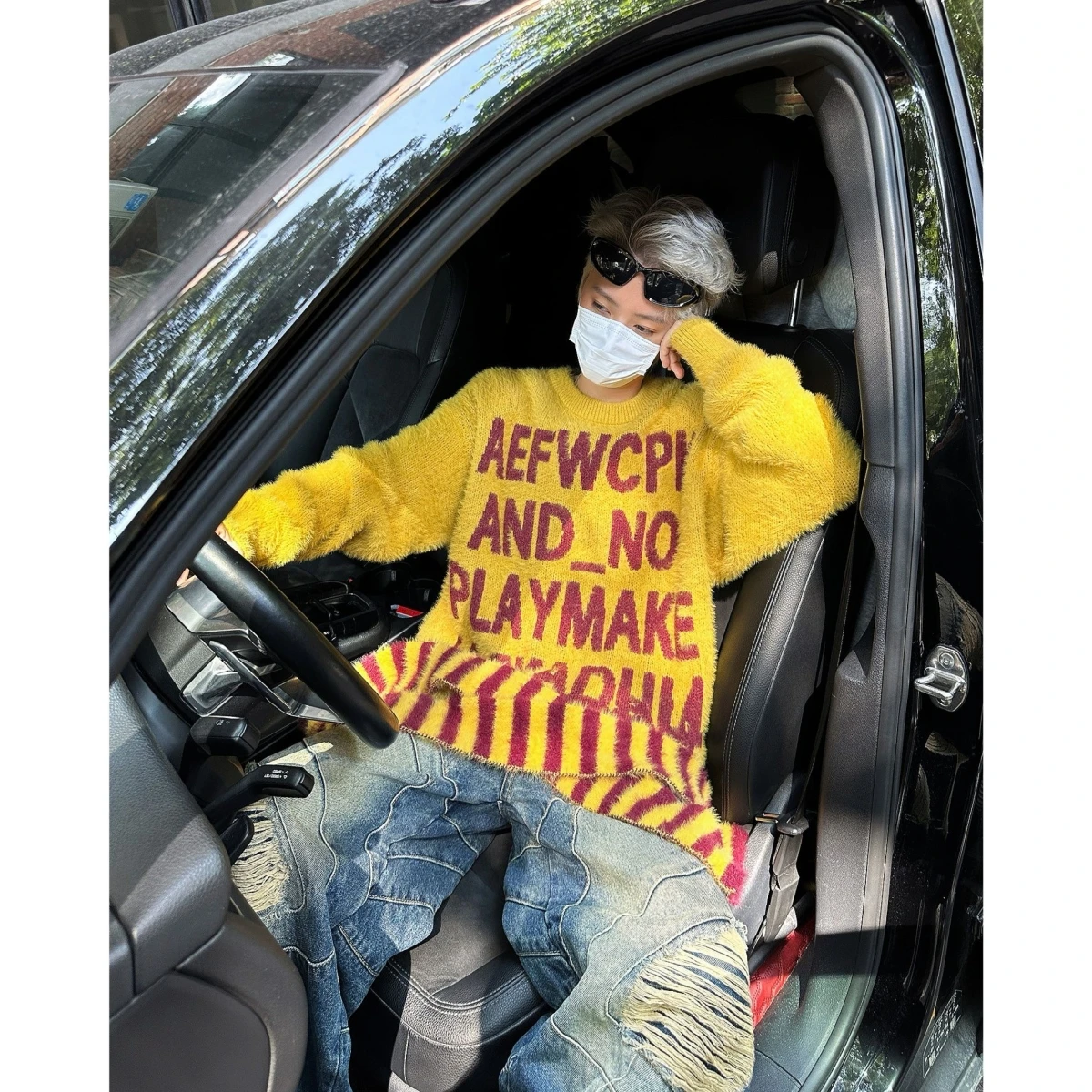 

American Retro College Sle Women's Sweater Scarf Loose Lazy Overhead Knitted Winter Soft Cozy Camere Casual Top