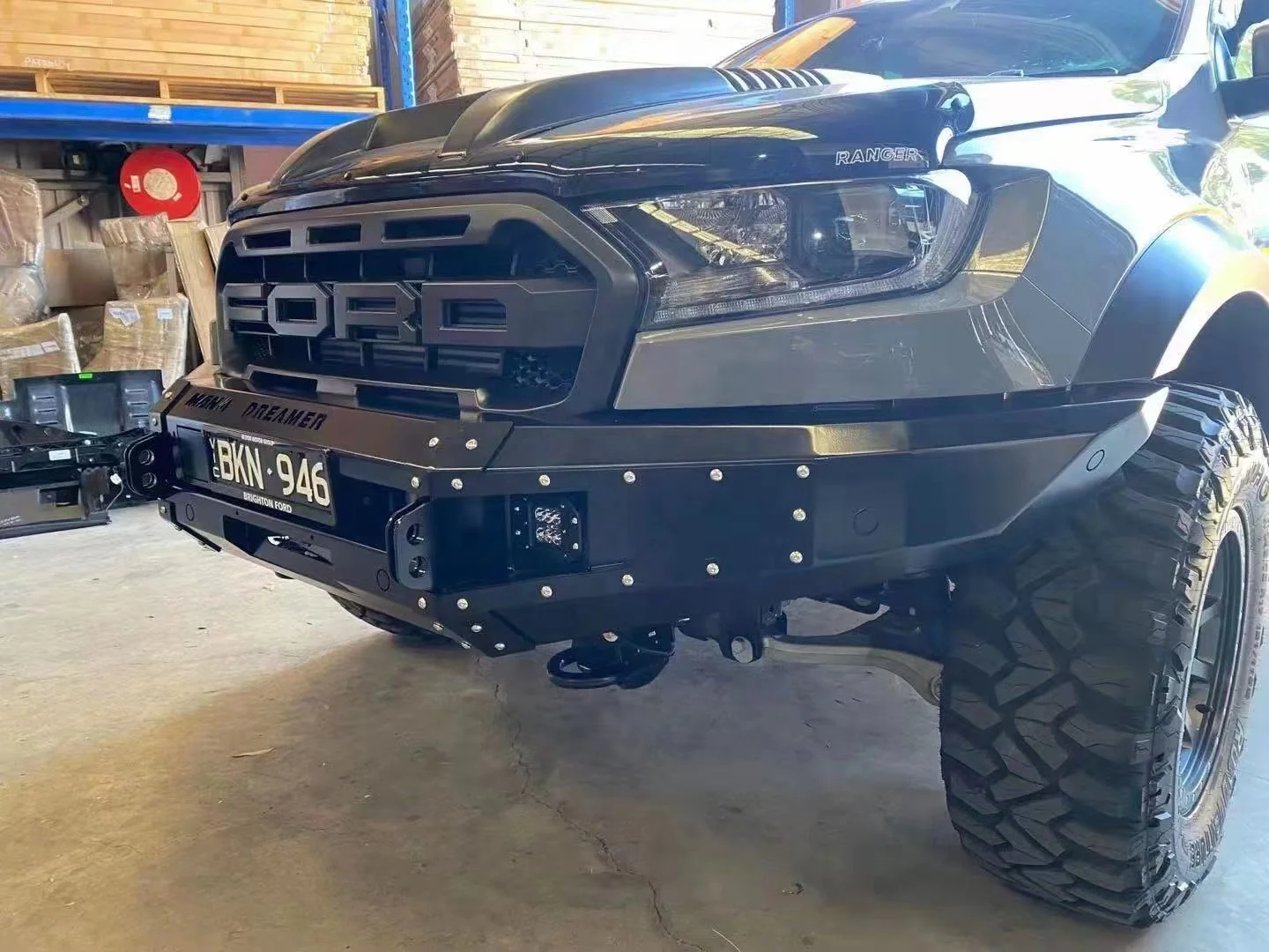 Auto Stoßstangen Offroad Zubehör Auto Body Bull Bar Kit Auto für RANGER Raptor Großhandel Frontstoßstange