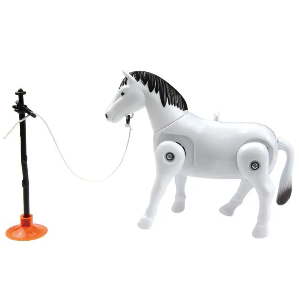 Giocattolo di simulazione del modello di cavallo elettrico per bambini Giocattolo creativo per cerchiare il cavallo Regalo divertente per lo strumento di apprendimento precoce dei bambini