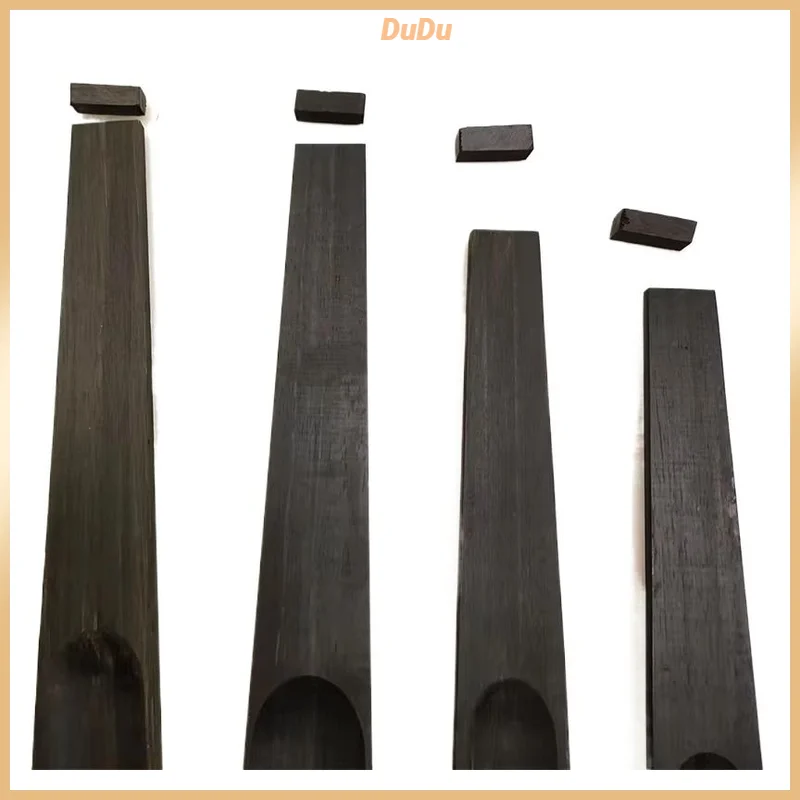 1pc Ebony Violin Viola Fingerboard, Black Fiddle Fretboard 4/4-1/2 Size, 16-17 Inch Viola Replacement Parts