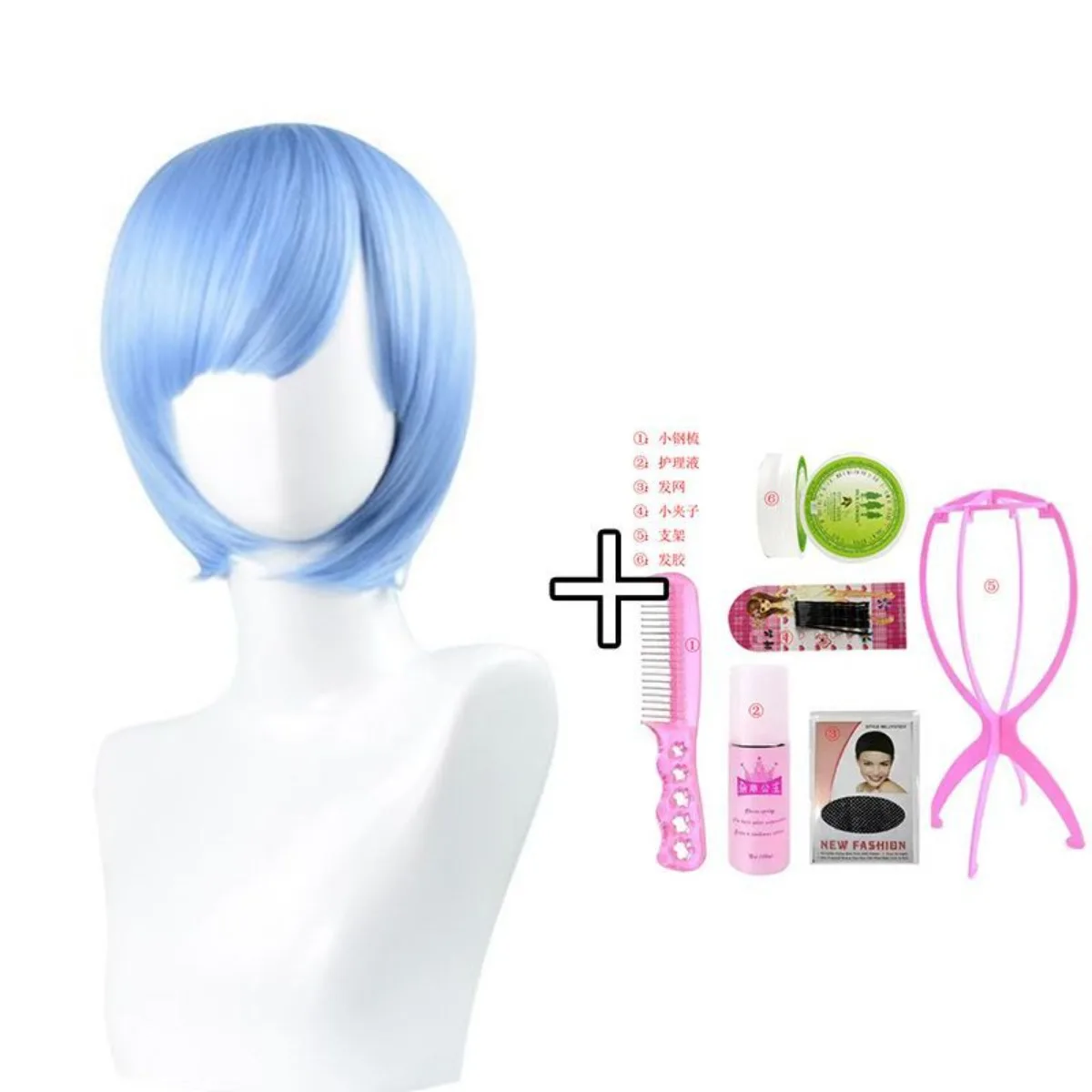 Rem & Ram Cosplay Wig Set from Re:Zero | No Trim Needed, Raw Hair Texture, Budget-Friendly with Real Photos