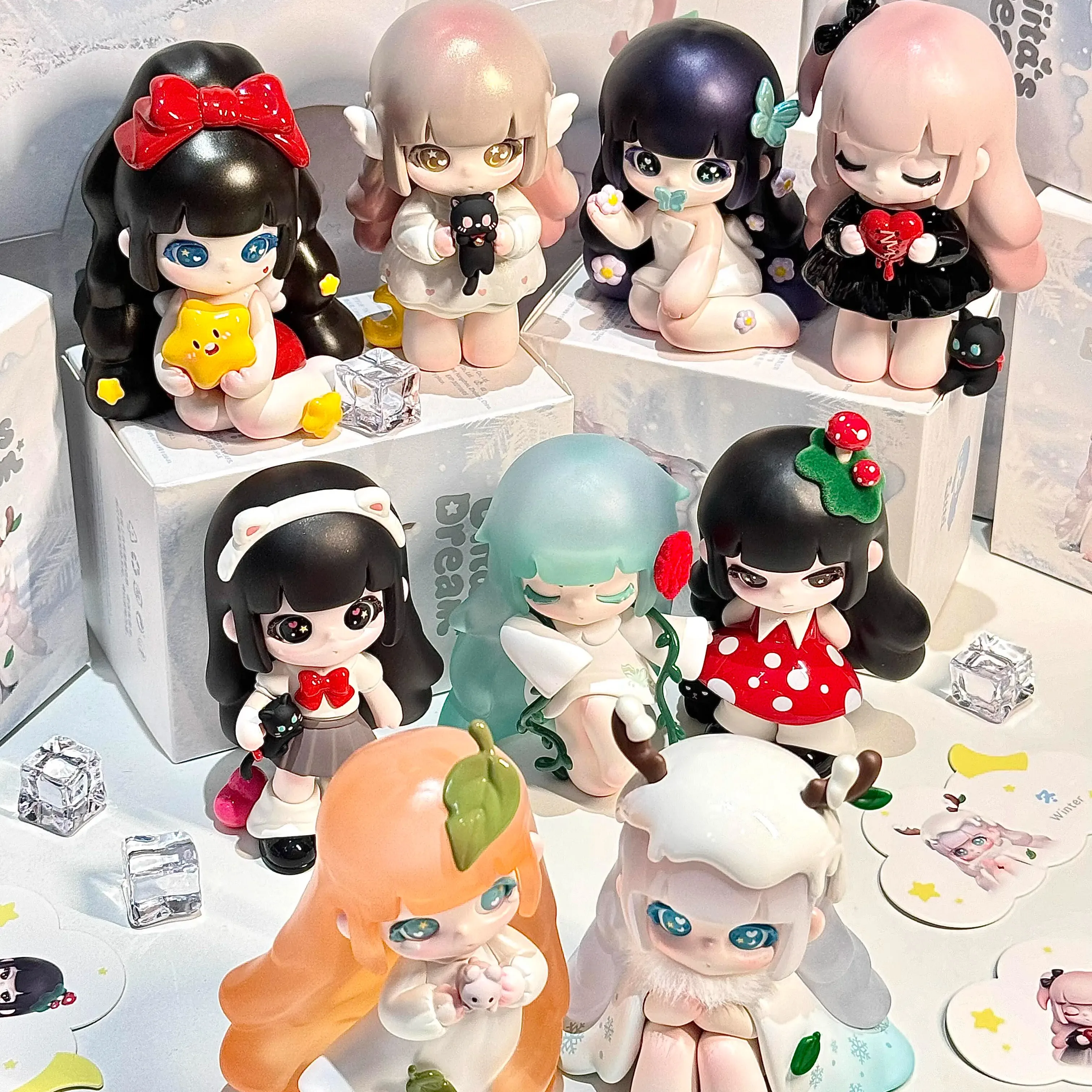 

Genuine Anime Figure Liita Dream Series Blind Box Cute Dolls Kawaii Mystery Box Desktop Ornament Model Toys Girls Surprise Gifts