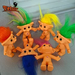 Lucky Troll Dolls Vintage Troll Dolls Adorable Chromatic Hair For Collections Arts Desktop Decorate Party Favors Adult Nostalgic