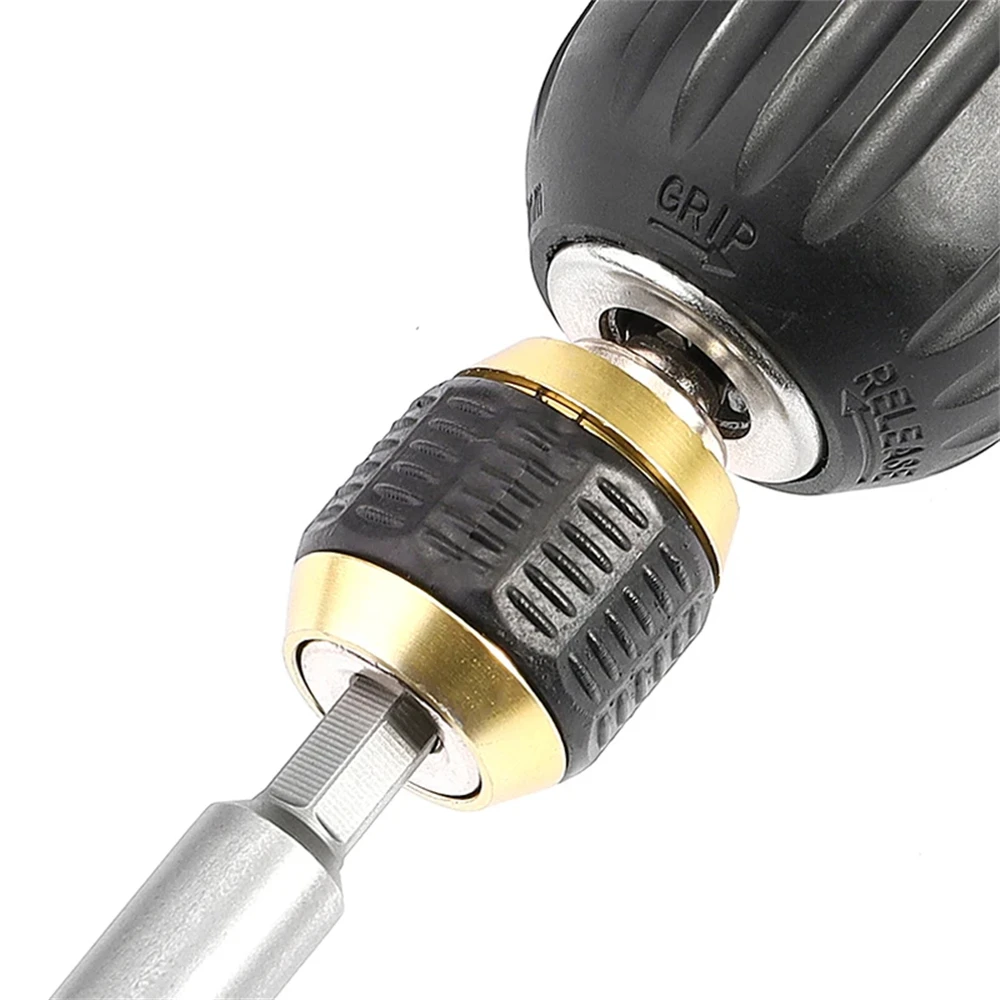 60mm Large Head Pop-up Quick Release Self-locking Hex Handle Extension Rod Electric Drill Driver Conversion Screwdriver Bit Tool