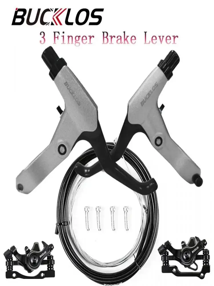 AliExpress BUCKLOS Mountain Bike Front Rear V Brake Set Aluminum Alloy Bicycle Brakes Levers V Disc Caliper Front and Rear Brake Cable Parts