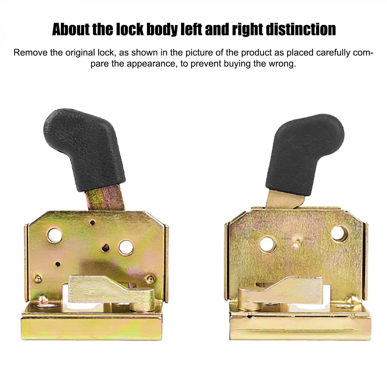 Griffschloss-Set für Gabelstapler / Traktor Türgriff-Schloss Lader-Türschlösser Metall-Türbeschläge Ersatz Sicherheits-Türgriffe – Detail 9