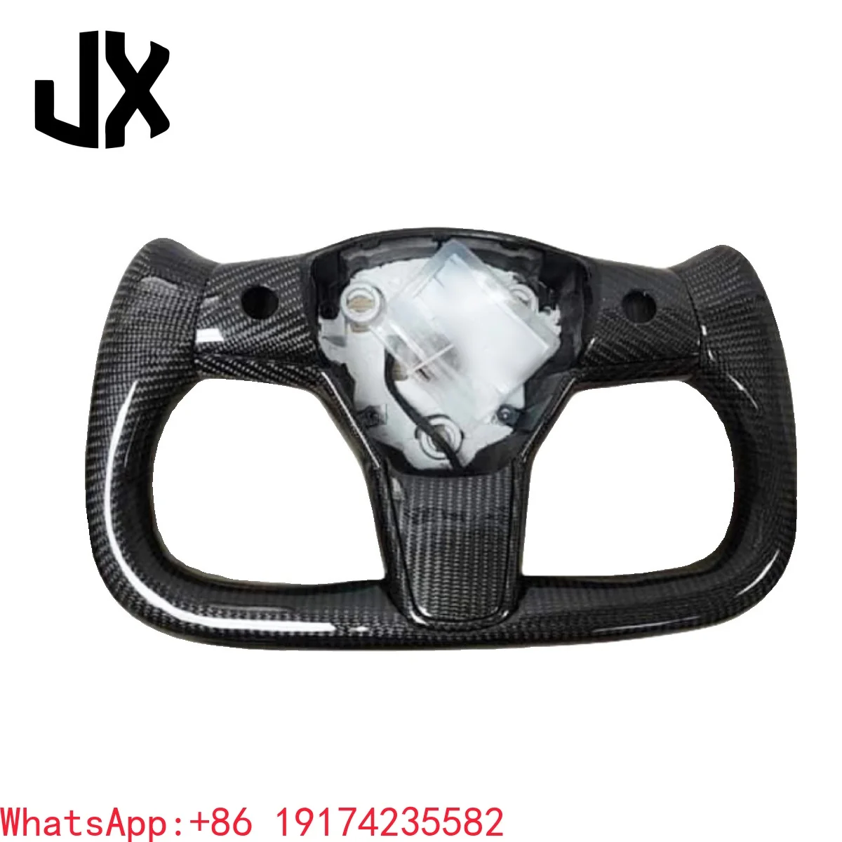 

ForHigh Quality Carbon Fiber Steering Wheel Fit Tesla Model 3 Y X S Customizable Yoke Heating Steering Wheel