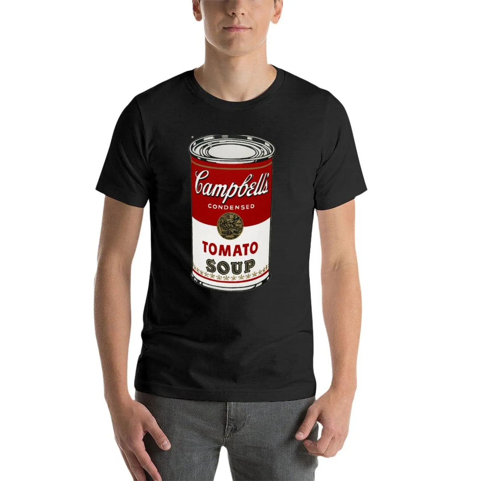 Andy Warhol - Campbell’s Soup Tomato Soup T-Shirt Short sleeve tee anime quick-drying sublime mens vintage t shirts